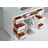 Phoenix 48" Single Bathroom Vanity Set with Mirror-2050780141