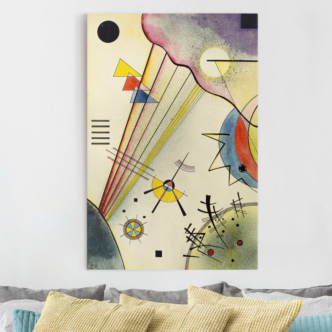 Leinwandbild - Wassily Kandinsky - Deutliche Verbindung