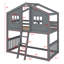 House Bunk Bed With Ladder, Wood Bed-1800114565