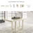 Leandru Solid Wood Base Dining Table