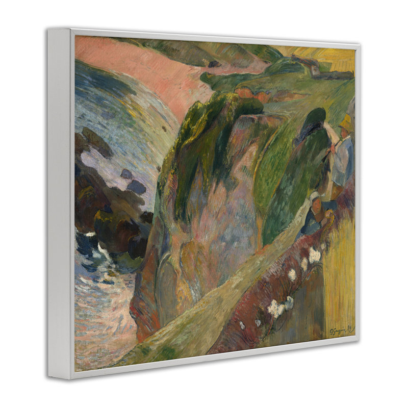 «Gauguin classique au-dessus de la mer», estampe numérique encadrée par one1000paintings, H 11 po x l 14 po