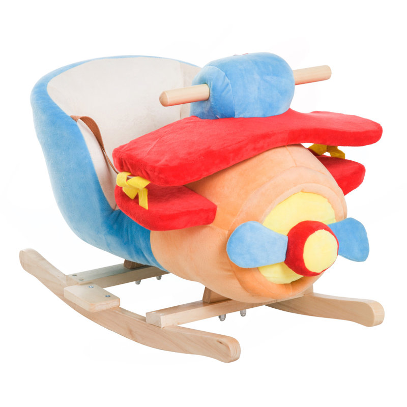 Chaise à bascule en bois pour enfant Qaba Kids