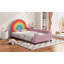 Lit de jour simple rembourré Rainbow
