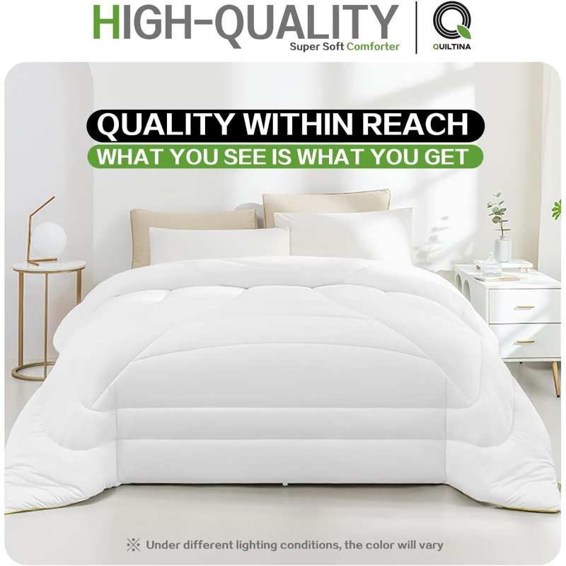 Super Soft Comforter With Corn Polylacticacid Skin Friendly And Goose Duvet Texture