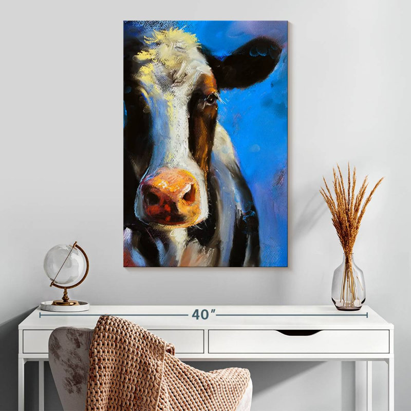 Visage de vache Brampt, H 30 po x l 20 po