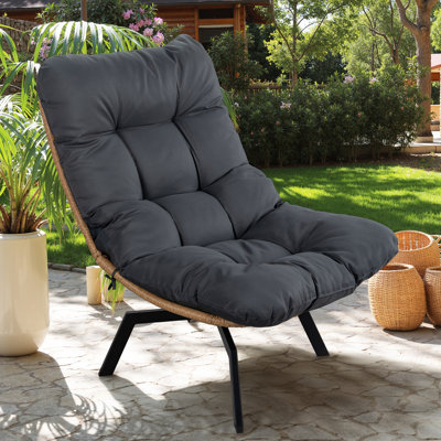 Outdoor Wicker Swivel Chair