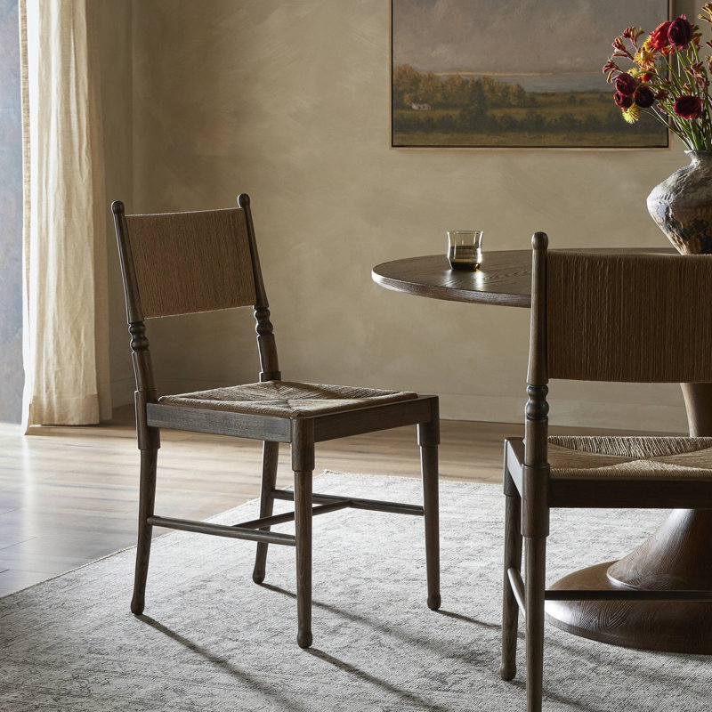 Fayth Dining Chair, Walnut/Brown