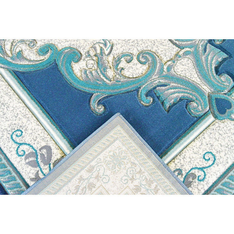 Ramsel Performance Oriental Indoor Rug, Rectangle 7'9" x 10'8"