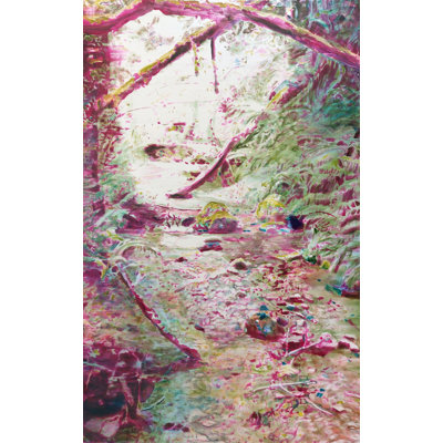 Vibrant Forest Stream Print