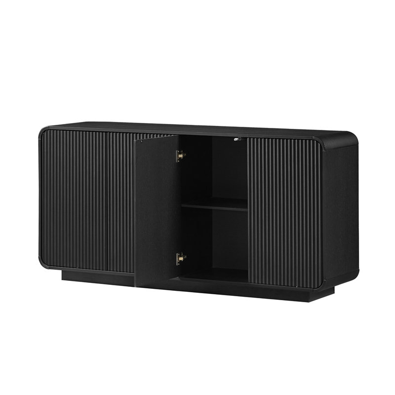 Buffet 64 "avec rangement, Black