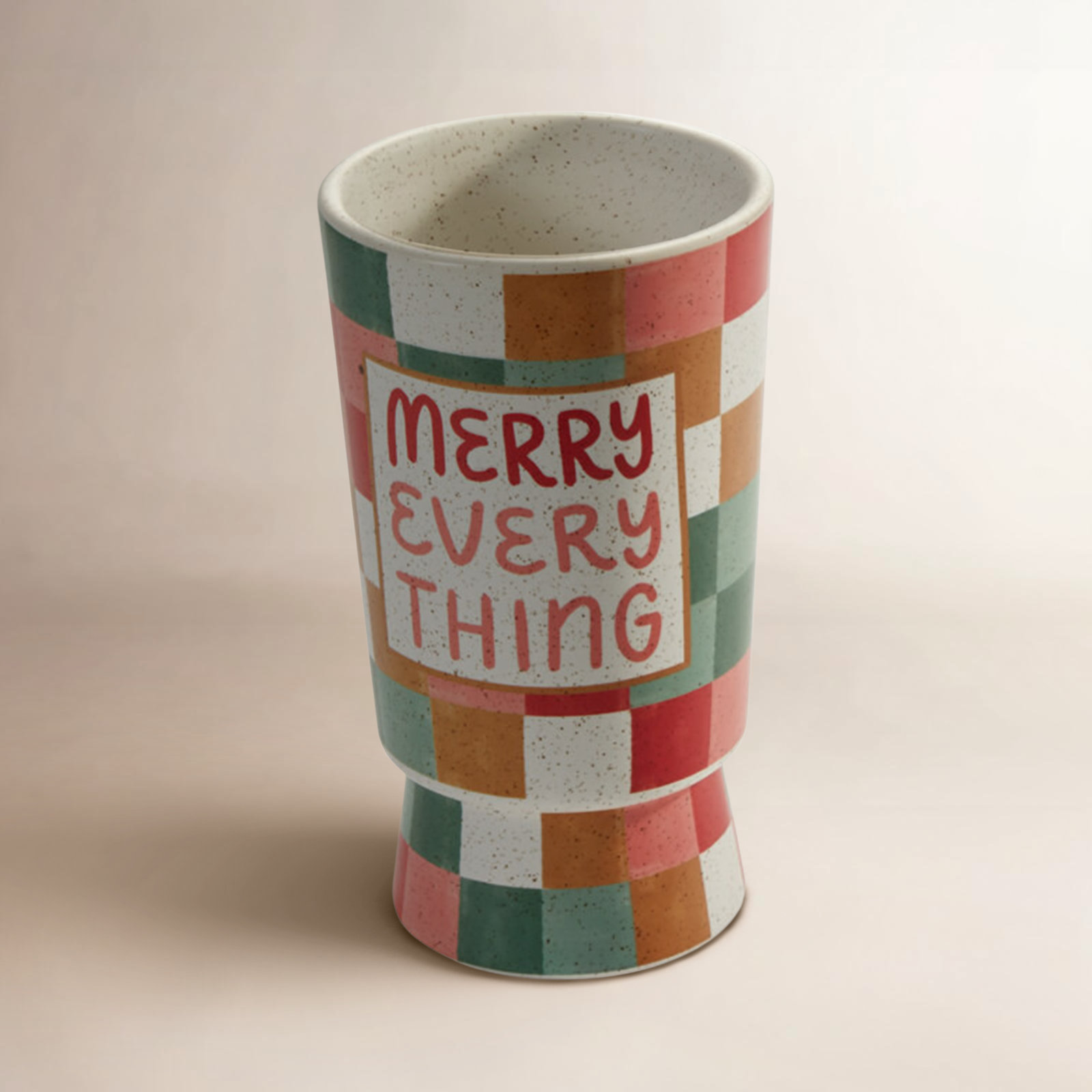 Merry Everything Vase 4"x 7", Mesa