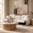 Carmela Faux Marble Top Coffee Table