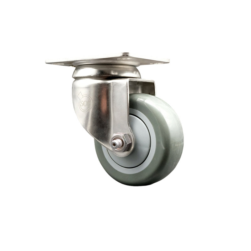 Polyurethane Caster, Gray