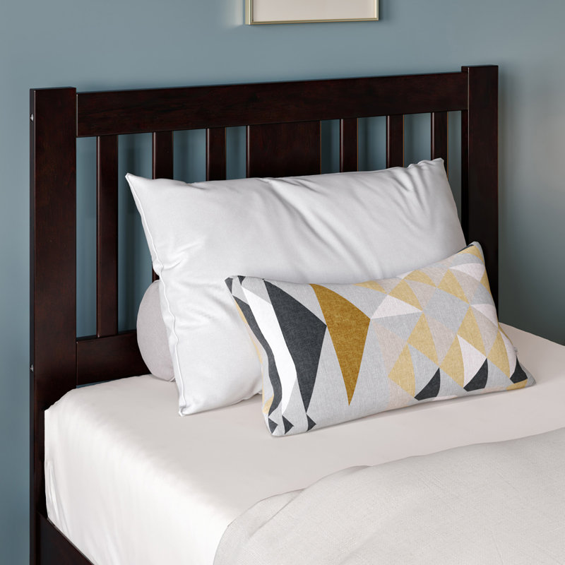 Zosia Solid Wood Slat Storage Bed, Twin, Espresso