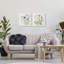 Ensemble de toiles 2 pièces Wild Flower Botanical Bundles, conception par Nicole DeCamp-47883876