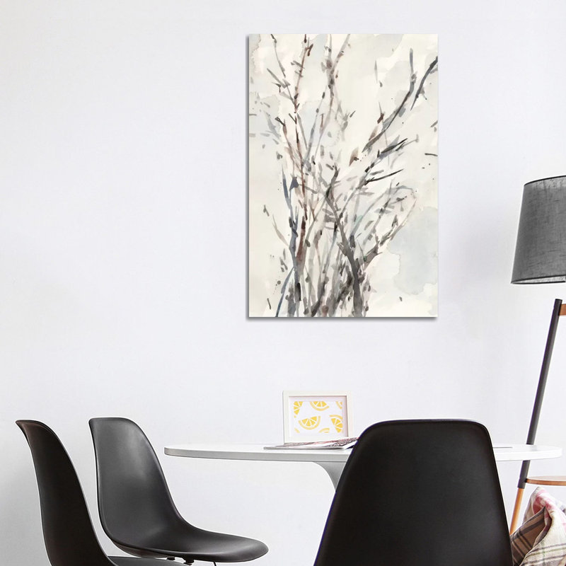 Watercolor Branches I by Samuel Dixon - Wrapped Canvas Gallery-Wrapped Canvas Giclée, 101.6 cm H x 66.04 cm W