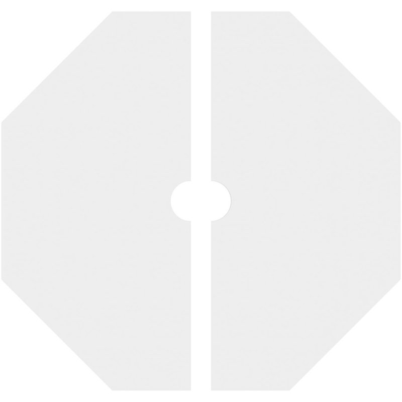 Médaillon de plafond contemporain en PVC 22 po x P 8 3/4 po x P 1 po Westin, H 1 po x l 28 po x P 28 po