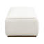 Repose-pieds granuleux beige confortable de 52 pouces, caractéristique du tissu distinctif pour la décoration intérieure, utilisation polyvalente dans différentes zones de vie, assise confortable et structure solide, caractéristique unique, usage multiple