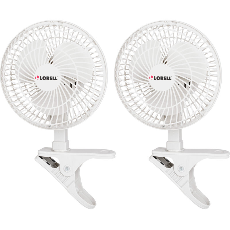 Lorell Clip-On Personal Fan - 152.4 mm Diameter - 2 Speed - Adjustable Tilt Head - 9.5 Lorell Clip-On Personal Fan - 152.4 mm Diameter - 2 Speed - Adjustable Tilt Head - 9.5