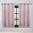 Finklea Floral Pattern Polyester Light Filtering/Room Darkening Rod Pocket Curtain Panels-567929275-567929293