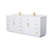 Beckett TK 84'' Double Bathroom Vanity with Quartz Top-99460447-99460446-122739159