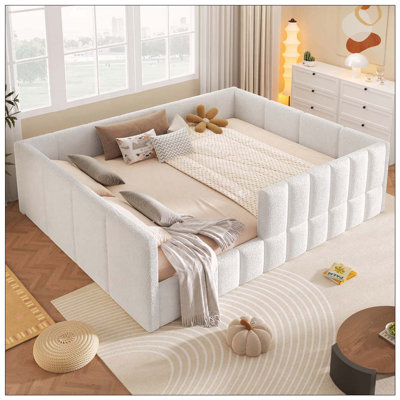 Woollen Upholstered Daybed,Floor Bed