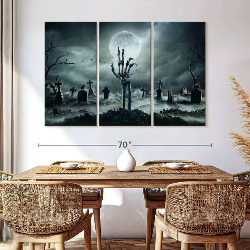 Hitzel Skeleton Resurrection, 36" H x 57" W