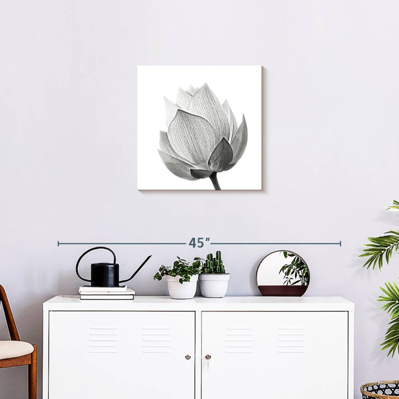 Harnek Budding Lotus, 20" H x 20" W