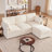 Sarang 4-Piece Modular Cloud Couch Reversible Sectional with Ottoman-1530037035