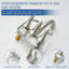 Centerset 2-handle Bathroom Faucet with Drain Assembly-64253488