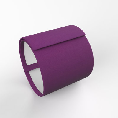Abat-jour tambour en plastique / coton Drum