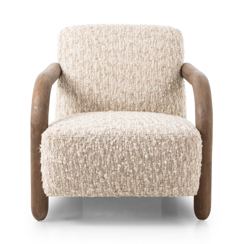 Risco Armchair, Solema Cream Acrylic, Distressed Natural, Distressed Natural