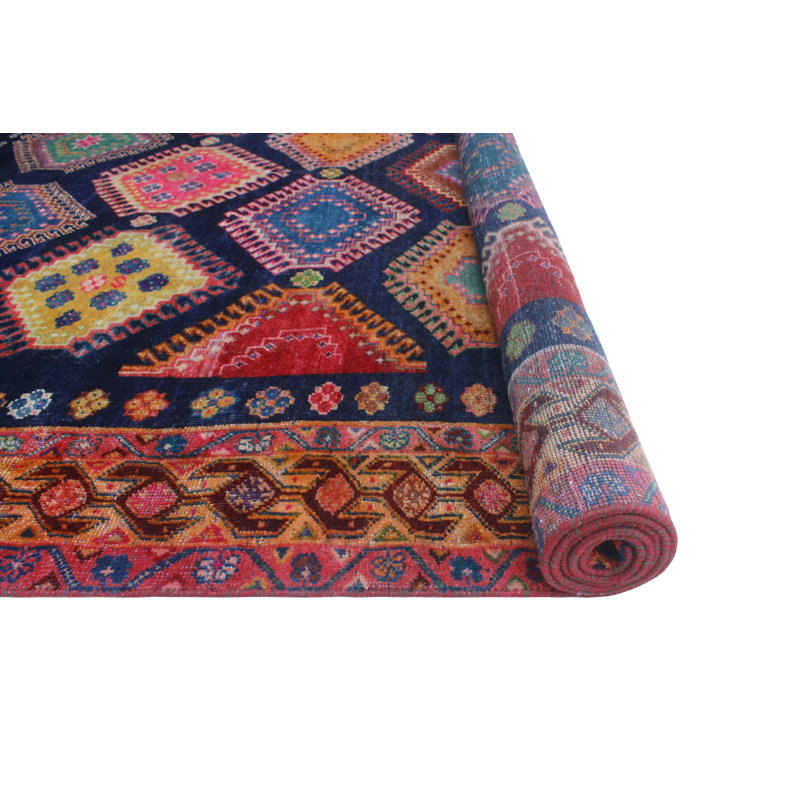 Khylar Distressed Skye Navy Rug