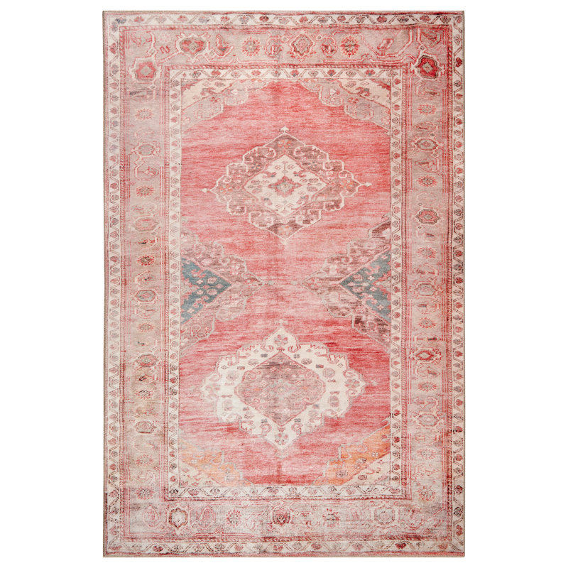 Tapis tissé à la machine Anatolia, Tapis de couloir 2 pi 6 po x 7 pi 6 po