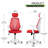 High Back Mesh Office Chair with Adjustable Headrest-340429619