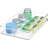 Plastic 2 Compartment Makeup Organizer