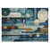 Machine Washable Indoor/Outdoor Cicel ACN1125 Blue Rug