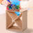 Marquasha 24 Bottle Solid Wood Floor Stackable Wine Rack, Brown