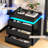 Nightstand With Charging Station And LED Lights-359598221