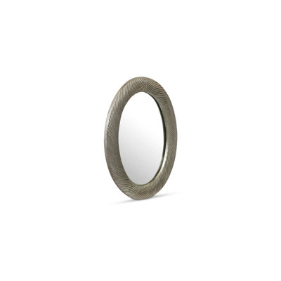 Constance Oval Aluminium Mirror