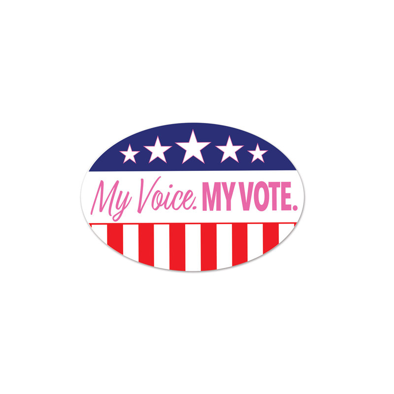 Ma voix. Mon vote. Peel 'n Place