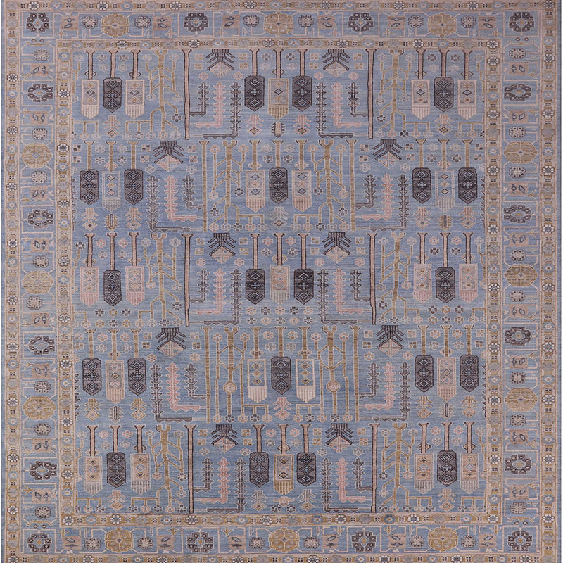 Oriental Indoor Rug, Square 4'