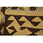 Tapis de zone en laine beige/brun 3 pi 2 po x 4 pi 9 po main one-of-kind noué la Lorain