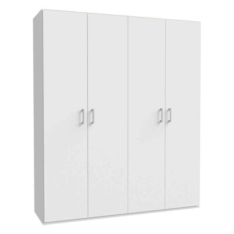 Sugata Manufactured Wood Wardrobe, White