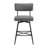 26''Retro Swivel Counter Stools Set Of 2 Counter Stools With Iron Frame,PU Sponge Cushion,Footrest,Suitable For Kitchen/Bedroom/Dining Room.-502620372