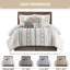 Ensemble d'édredon en microfibre 15 pièces Anthony Taupe-1747365780-1759210624