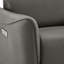 Fauteuil inclinable électrique pivotant en cuir Mikkel-92158043