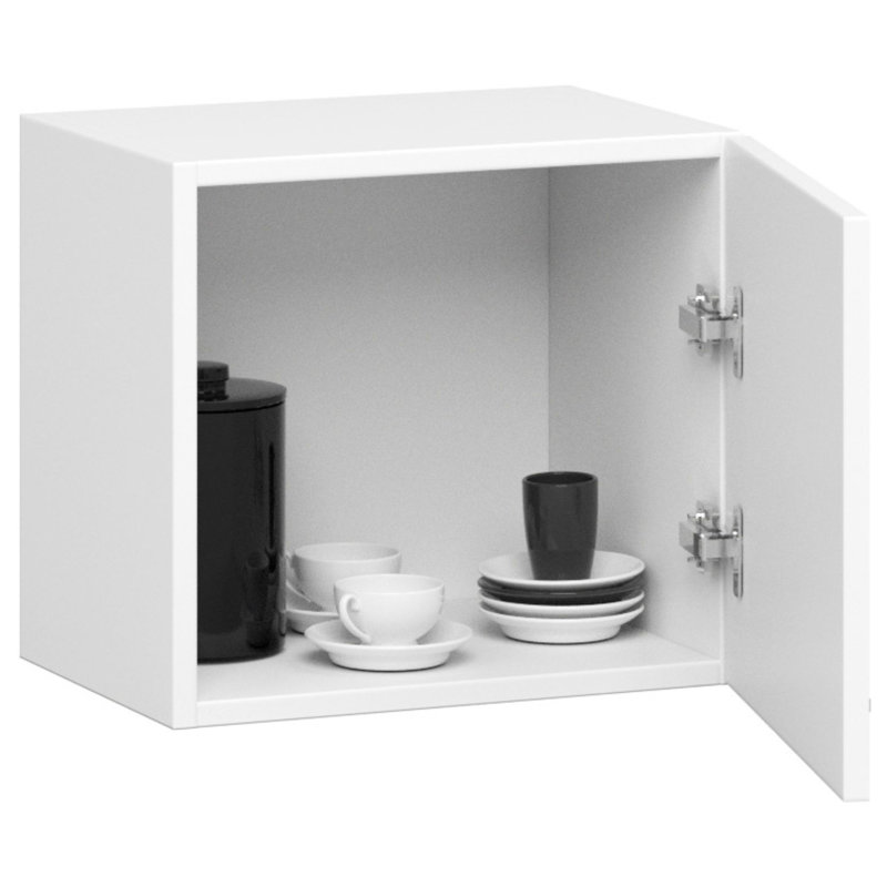 Wall mounted kitchen cabinet for cooker hood OLIWIA white