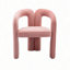 Ensemble de 2 fauteuils d'appoint / de salle à manger / de barils en tissu de velours de conception contemporaine (velours)-1572694504
