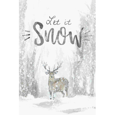 Cerf dans la neige